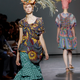 Models wear creations by Japanese fashion designer Junya Watanabe during his spring-summer 2009 ready-to-wear collection presented in Paris, Tuesday, Sept. 30, 2008.